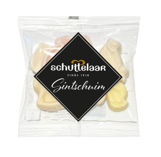 [1435598] Schuimpjes Schuttelaar Sint Nicolaas 50 gram