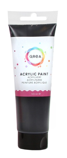 [1437182] Peinture acrylique Qrea 120ml noir