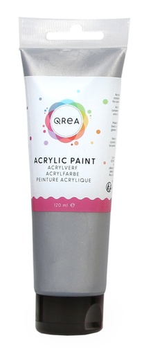 [1437183] Peinture acrylique Qrea 120ml argent