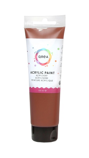 [1437187] Peinture acrylique Qrea 120ml sienne brûlée