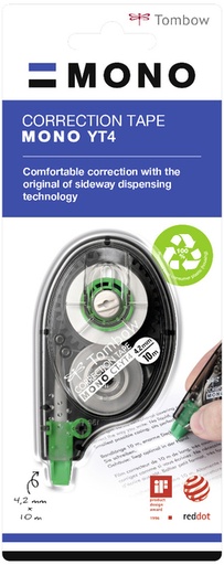 [1437772] Correctietape Tombow MONO zijwaarts 4.2mmx10m