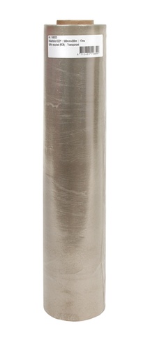 [1438223] Wikkelfolie IEZZY 500mmx300m 17mu 100% recycled (PCR) transparant