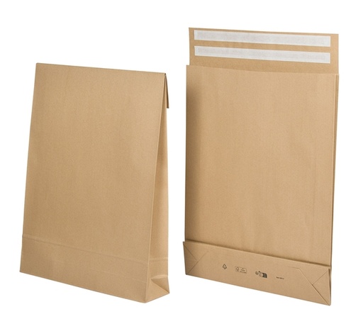 [1438230] Enveloppe E-Commerce IEZZY 250x350x50+96mm avec fermeture retour brun 250 pièces