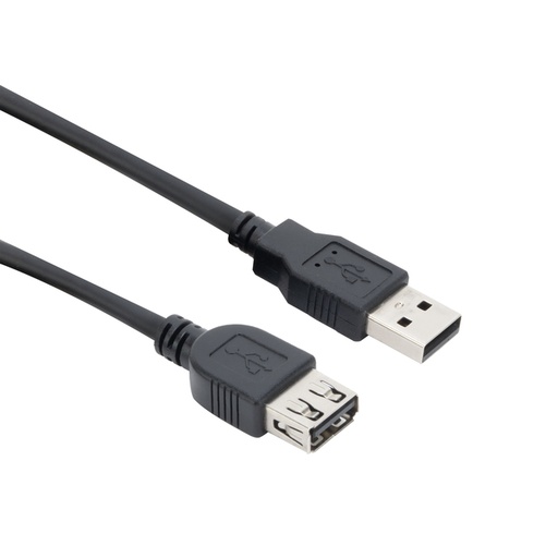 [1438265] Kabel ACT USB 2.0 A male - USB A female zwart 0.5 meter