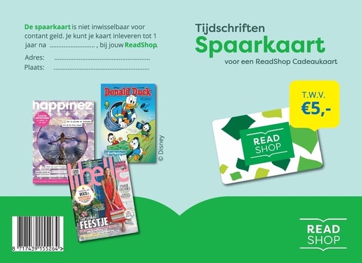 [1438295] Spaarkaarten ReadShop