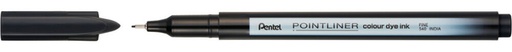 [1438296] Fineliner Pentel Pointliner S40-A fijn zwart