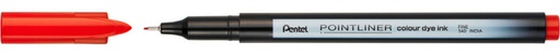 [1438298] Fineliner Pentel Pointliner S40-B Fin rouge