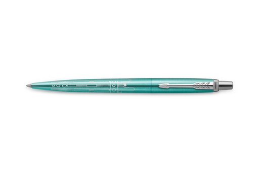 [1438308] Stylo bille Parker Jotter Edition spéciale Miami Turquoise CT Medium