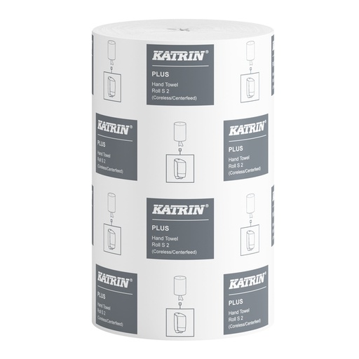 [1438326] Papier de nettoyage Katrin Plus petit 2 épaisseurs 240 feuilles blanc 97494