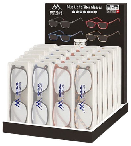 [1438345] Lunettes de lecture Montana filtre lumière bleue assorti