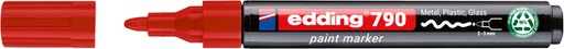 [1438373] Marqueur peinture edding 790 PCR à base d'alcool 2-3mm rouge