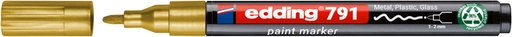 [1438381] Marqueur peinture edding 791 PCR à base d'alcool 1-2mm or