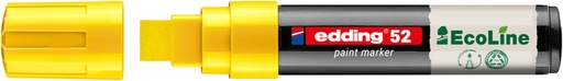 [1438392] Paintmarker edding 52 EcoLine op waterbasis 4-15mm geel