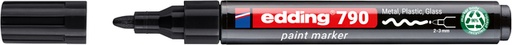 [1438395] Marqueur peinture edding 790 PCR à base d'alcool 2-3mm noir