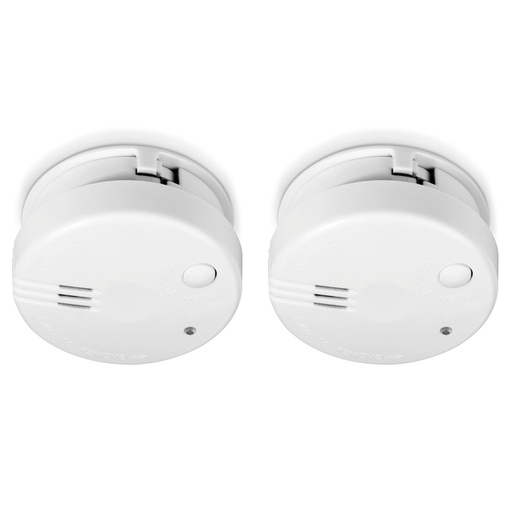 [1438406] Rookmelder Alecto mini 2 stuks met 5 jaar batterij SA102 wit