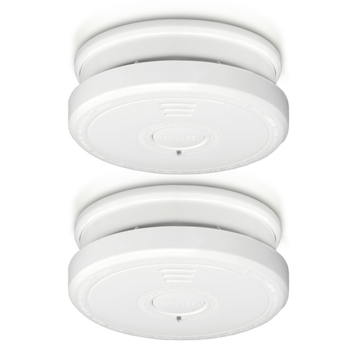 [1438414] Rookmelder Alecto 2 stuks SA20 wit
