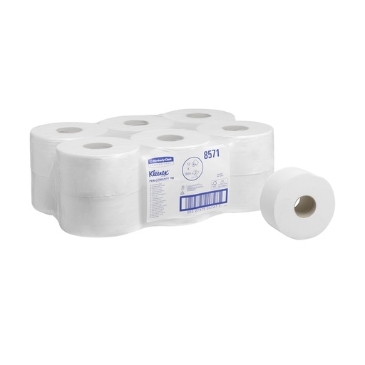 [1438425] Papier toilette Kleenex Jumbo 2 épaisseurs 180m blanc 8571
