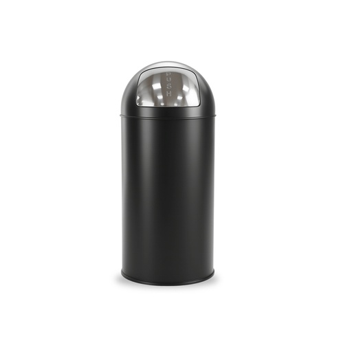 [1438790] Afvalbak BRASQ Push Bin PB230+ 30 liter zwart