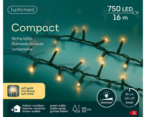 [1436897] Guirlande de Noël Lumineo LED 1600cm