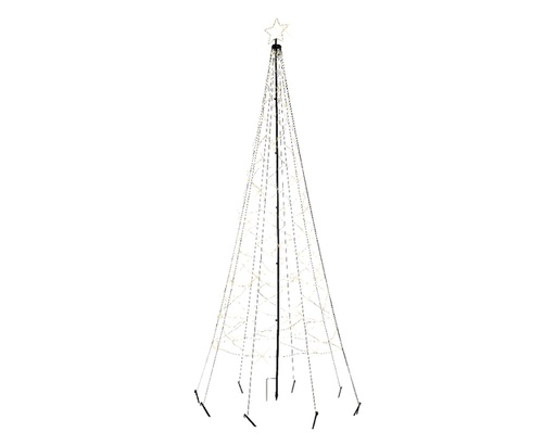 [1436898] Kerstboom LED Lumineo ijzer 200cm