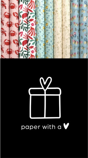 [1438806] Inpakpapier Lovely nature 200x70cm assorti