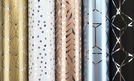 [1438807] Papier cadeau Fancy Vintage 150x70cm assorti