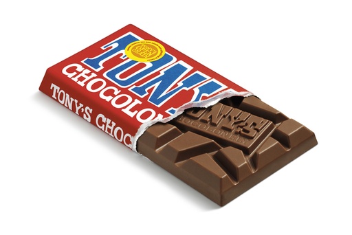 [1438434] Chocolade Tony's Chocolonely melk reep 90 gram
