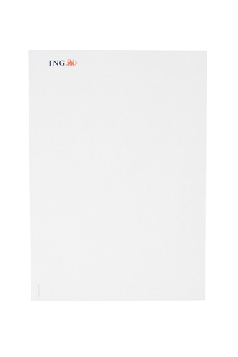 [1439082] Briefpapier ING logo A4 ds/500