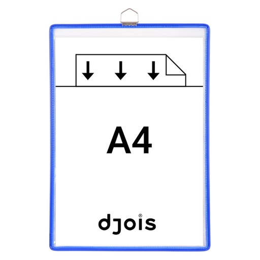 [1438426] Pochette avec cadre à suspendre Tarifold A4 bleu 5 pièces