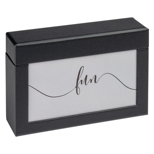 [1438491] Boîte à photos walther design Fun 10x15cm 100 photos noir