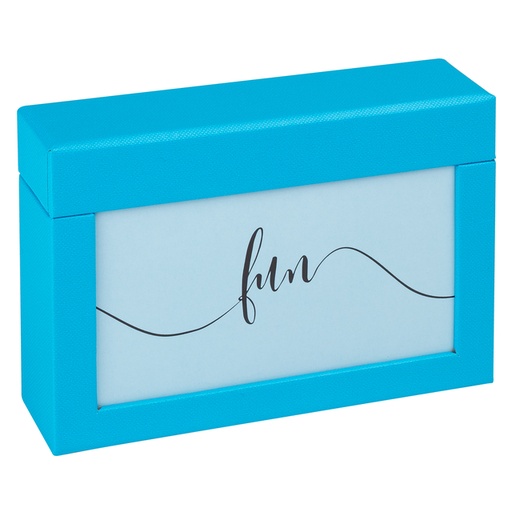 [1438495] Boîte à photos walther design Fun 10x15cm 100 photos bleu océan