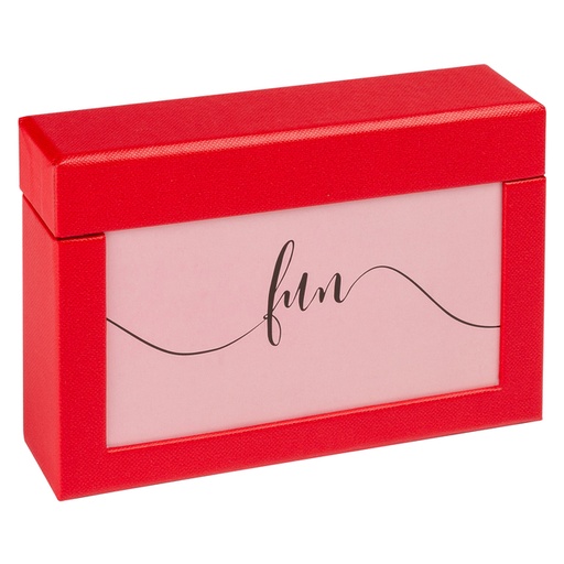 [1438498] Boîte à photos walther design Fun 10x15cm 100 photos rouge