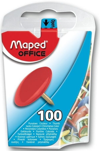 [1398860] Punaises Maped kleur 100st