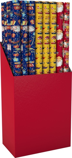[1433549] Inpakpapier Sinterklaas 300x100cm assorti