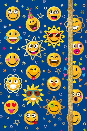 [1437967] Carnet de notes smileys TC 150×110mm Multicolore Papier