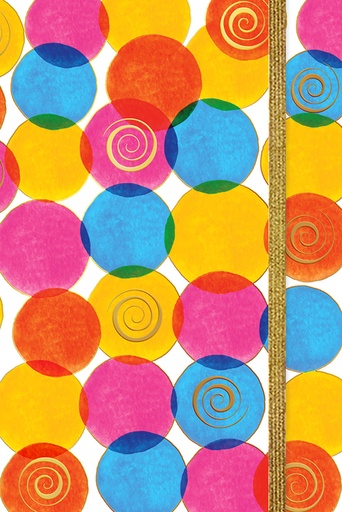 [1437972] Carnet de notes cercles TC 150×110mm Multicolore Papier