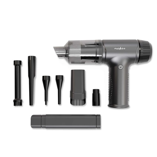 [1438402] Handstofzuiger / luchtblazer Nedis 90W oplaadbaar zwart