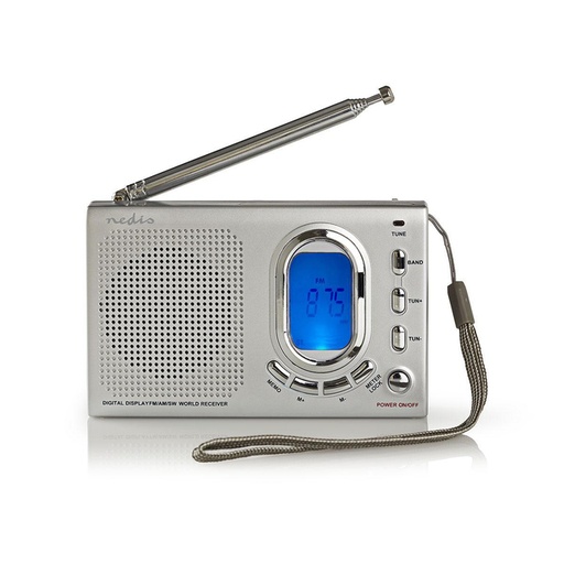 [1438488] Wereldradio Nedis met wekker RDWR1000GY