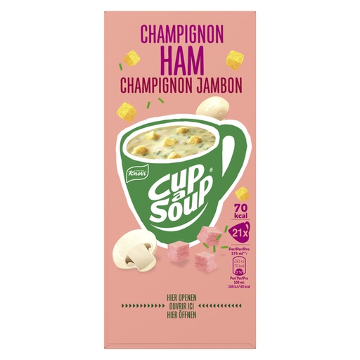 [1438525] Cup-a-Soup Unox Champignons jambon 21x 175ml