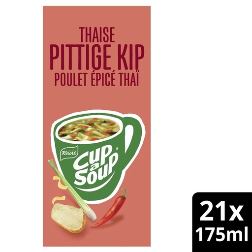 [1438537] Cup-a-Soup Unox Poulet spicy thaï 21x 175ml