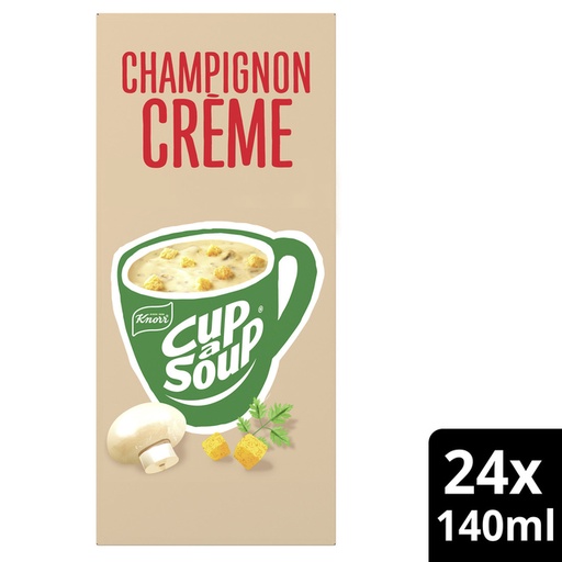 [1438550] Cup-a-Soup Knorr Crème de champignons 24x 140ml