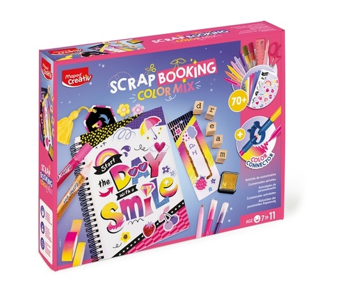 [1438842] Coffret Scrapbooking Maped Creativ Color Mix 70 pièces