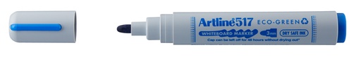[1438845] Whiteboardmarker Artline 517  Dry Safe Eco rond medium blauw