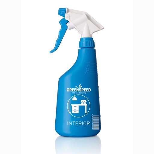 [1438976] Sprayflacon Greenspeed interieur 650ml leeg blauw