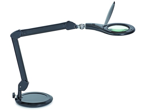[1439142] Lampe Loupe MAULmakro LED socle lentille 144cm2 noir
