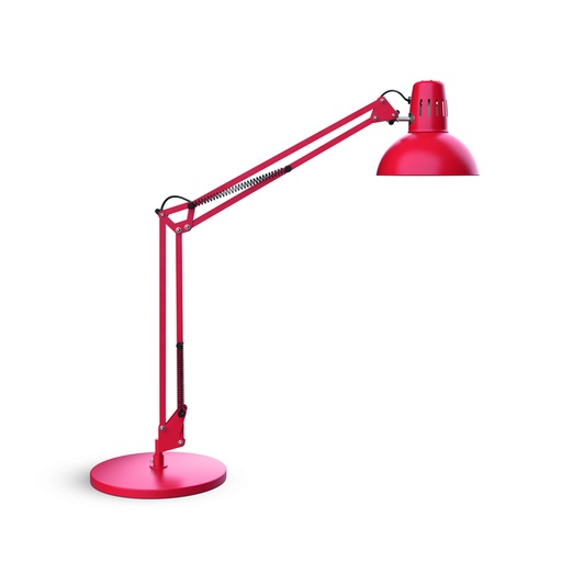 [1439147] Lampe de bureau MAULstudy avec socle excl LED ampoule E27 rouge