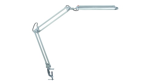 [1439164] Bureaulamp MAUL Atlantic LED met tafelklem zilver