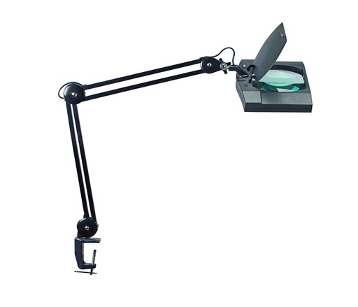 [1439172] Lampe Loupe MAULvitrum LED pince lentille 307cm2 noir
