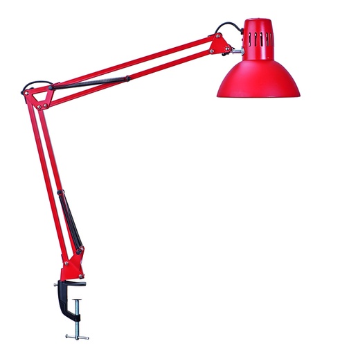 [1439180] Lampe de bureau MAULstudy avec pince table incl LED ampoule E27 rouge