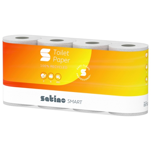 [1439185] Papier toilette Satino MT1 Smart 067520 2 épaisseur blanc 400 feuilles